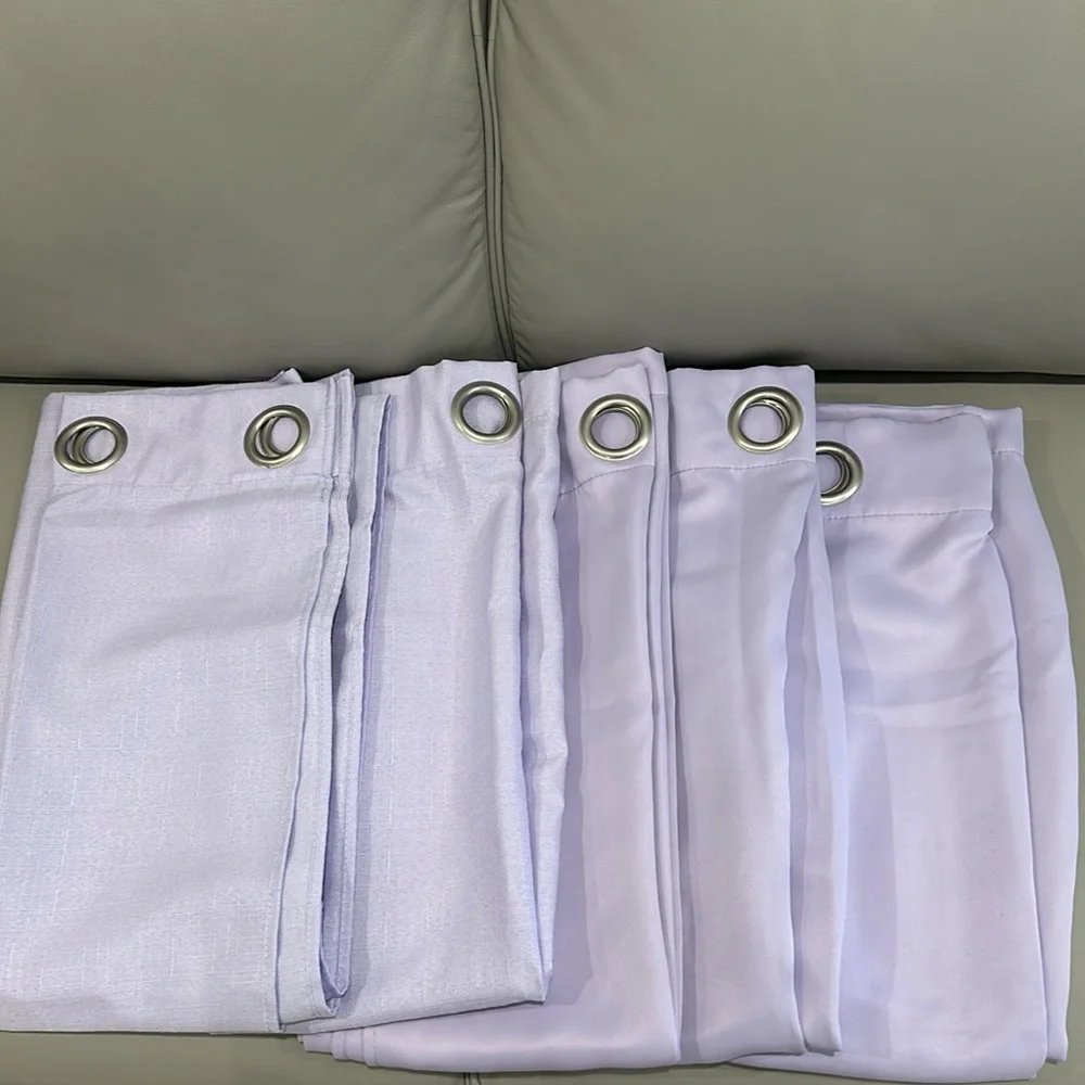 Lilac lavender curtains